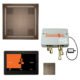 ThermaSol Total Wellness Package with 10" ThermaTouch Square, HydroVive 18 Rainhead, SteamVection Square