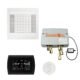 ThermaSol Total Wellness Package with SignaTouch Control, HydroVive 14 Rainhead, SteamVection Round