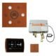ThermaSol Total Wellness Package with SignaTouch Control, Serenity Square Rainhead, SteamVection Square